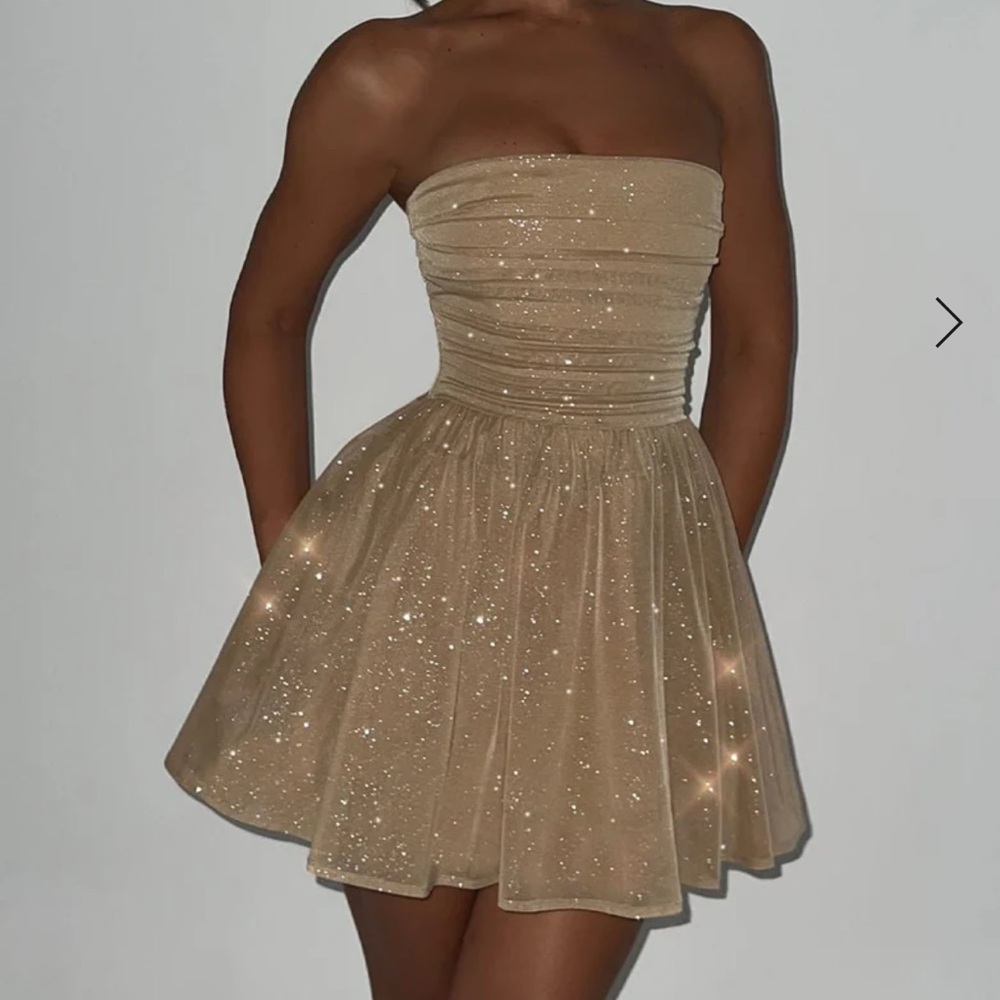 Gold Glitter Babyboo dress